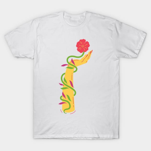 Hands of roses T-Shirt by rayanammmar